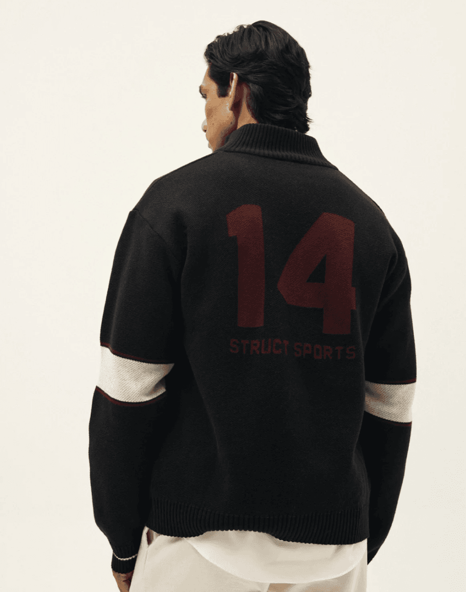 Flat-knit knitwear manufactured by Golfline, Ludhiana
