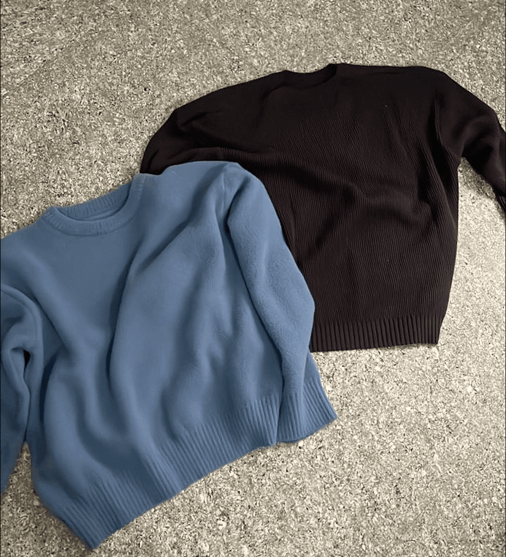 Flat-knit knitwear manufactured by Golfline, Ludhiana